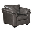  Signature Design by Ashley Betrillo Stationary Leather Look Chair 4050320 IMAGE 1