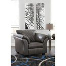  Signature Design by Ashley Betrillo Stationary Leather Look Chair 4050320 IMAGE 2