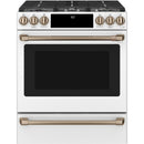  Café 30-inch Slide-in Gas Range with Convection Technology CCGS700P4MW2 IMAGE 1