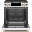  Café 30-inch Slide-in Gas Range with Convection Technology CCGS700P4MW2 IMAGE 2