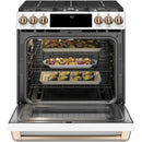  Café 30-inch Slide-in Gas Range with Convection Technology CCGS700P4MW2 IMAGE 5
