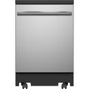  GE 24-inch Portable Dishwasher with Sanitize Option GPT225SSLSS IMAGE 1