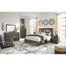  Signature Design by Ashley Drystan Queen Bookcase Bed B211-65/B211-54/B211-96 IMAGE 6