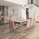  Amisco Nicholson Dining Table with Glass Top 50967_75/90293 IMAGE 3