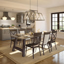  Amisco Bennett Dining Table with Pedestal Base 50568_63|93485_A2 IMAGE 3