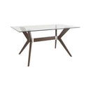  Canadel Downtown Dining Table with Glass Top GRE03660CL19MDPNF/BAS02001NA19MDP IMAGE 1