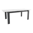  Canadel Downtown Dining Table with Glass Top GRE03866WH09MDCN1 IMAGE 2