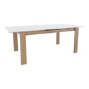  Canadel Downtown Dining Table with Glass Top GRE03866WH25MDCN1 IMAGE 2