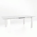  Canadel Downtown Dining Table with Glass Top GRE03866WH50MDCN1 IMAGE 1