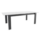 Canadel Downtown Dining Table with Glass Top GRE04072WH09MDCN1 IMAGE 1