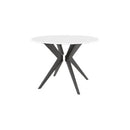  Canadel Round Downtown Dining Table with Glass Top GRN04242WH59MDPNF/BAS01005NA59MDP IMAGE 1