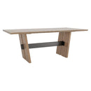  Canadel East Side Dining Table with Trestle Base TRE0418425NAEERLF/BAS02003NA25EER IMAGE 1