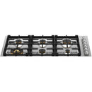  Bertazzoni 36-inch Built-in Gas Cooktop with 6 Burners MAST366QBXT IMAGE 1
