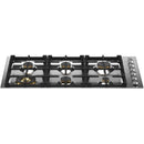  Bertazzoni 36-inch Built-In Gas Cooktop PROF366QBXT IMAGE 1