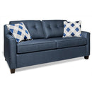  Simmons Upholstery Canada Oliver Fabric Full Sleeper Loveseat 1072-73-S861D IMAGE 1