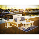  C.R. Plastic Products St. Tropez T31-18-19 24" Square End Table - Slate/Light Grey IMAGE 2