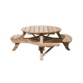  C.R. Plastic Products Generation T50WC-07 Picnic Table - Beige IMAGE 1