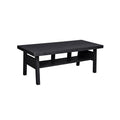  C.R. Plastic Products Tofino DST247-14 49" Coffee Table - Black IMAGE 1