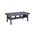  C.R. Plastic Products Tofino DST247-18 49" Coffee Table - Slate Grey IMAGE 1
