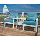  C.R. Plastic Products Tofino DST248-02 19" End Table - White IMAGE 3