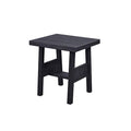  C.R. Plastic Products Tofino DST248-14 19" End Table - Black IMAGE 1