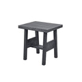  C.R. Plastic Products Tofino DST248-18 19" End Table - Slate Grey IMAGE 1