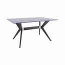  Canadel Downtown GRE04060CR13MDPNF Table with Glass Top IMAGE 1