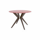 Canadel Downtown GRN04242CP19MDPNF Round Table with Glass Top IMAGE 1