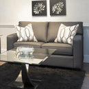  Podium Sydney Stationary Fabric Loveseat SYDNEY-L-ROSETTA-BLACK IMAGE 1