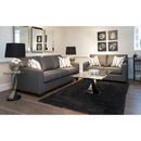  Podium Sydney Stationary Fabric Loveseat SYDNEY-L-ROSETTA-BLACK IMAGE 2
