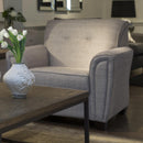  Podium Lucy Stationary Fabric Chair LUCY-C-DUNCAN-GREY IMAGE 1