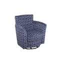  Goberce Swivel Fabric Accent Chair 9126FDIAMENT308 IMAGE 1
