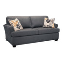  Simmons Upholstery Canada Paige Fabric Full Sleeper Loveseat 1054-73 CHINO GREY IMAGE 1