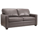  Simmons Upholstery Canada Trinity Leather Full Sleeper Loveseat Trinity L14-73 Double Hide-A-Bed IMAGE 1
