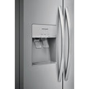  Frigidaire 36-inch, 25.6 cu.ft. Freestanding Side-by-Side Refrigerator with Ice and Water Dispensing System FRSS2623AS IMAGE 4