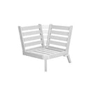  C.R. Plastic Products Tofino DSF246-02 Sectional Corner Piece - White IMAGE 1