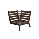  C.R. Plastic Products Tofino DSF246-16 Sectional Corner Piece - Chocolate IMAGE 1