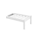  C.R. Plastic Products Tofino DSF249-02 Chaise Extension - White IMAGE 1