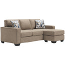  Signature Design by Ashley Greaves Fabric Sectional 5510518 IMAGE 1