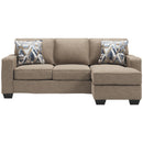  Signature Design by Ashley Greaves Fabric Sectional 5510518 IMAGE 2