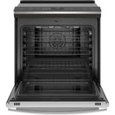  GE Profile 30-inch Slide-in Electric Induction Range with True European Convection Technology PCHS920YMFS IMAGE 2
