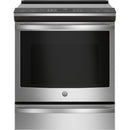  GE Profile 30-inch Slide-in Electric Induction Range with True European Convection Technology PCHS920YMFS IMAGE 4