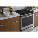  GE Profile 30-inch Slide-in Electric Induction Range with True European Convection Technology PCHS920YMFS IMAGE 9
