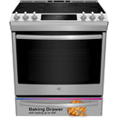  GE Profile 30-inch Slide-in Electric Range with True European Convection Technology PCS940YMFS IMAGE 6