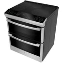  GE Profile 30-inch Slide-in Electric Range with True European Convection Technology PCS980YMFS IMAGE 2