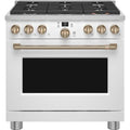  Café 36-inch Freestanding Dual-Fuel Range with 6 Burners C2Y366P4TW2 IMAGE 1