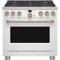  Café 36-inch Freestanding Gas Range with WI-FI Connect CGY366P4TW2 IMAGE 1