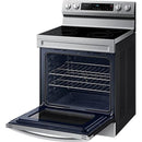  Samsung 30-inch Freestanding Electric Range with WI-FI Connect NE63A6111SS/AC IMAGE 11