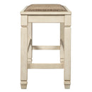  Signature Design by Ashley Bolanburg D647-09 Double Counter Upholstered Bench IMAGE 3