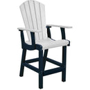  C.R. Plastic Products Generation C28C-20 Classic Counter Arm Chair - Navy IMAGE 1